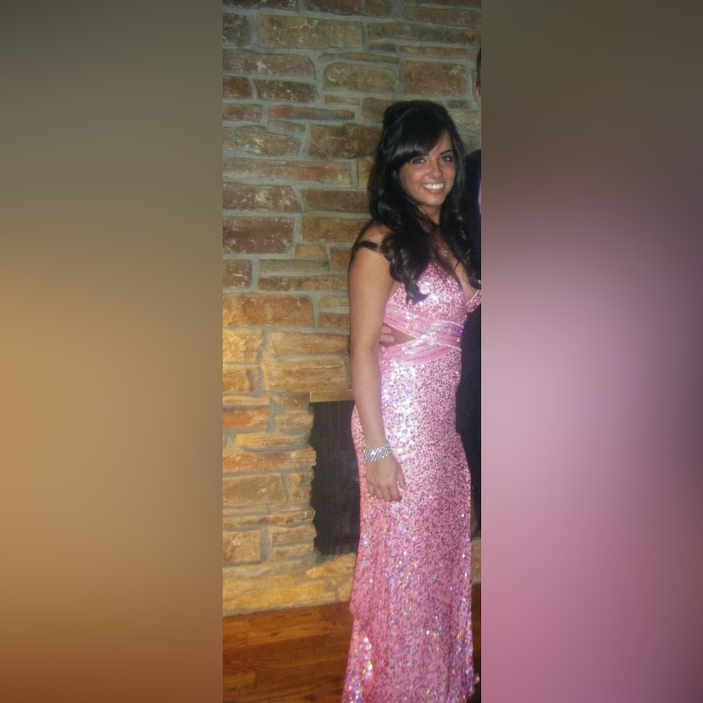 Pink sparkly dress
